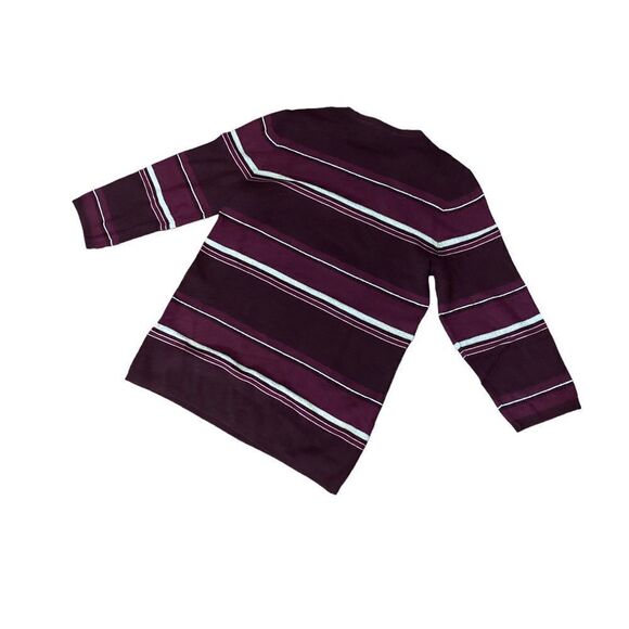 NEW WITH TAGS DRESS BARN Established 1962 3/4 slv striped sweater MEDIUM - Picture 2 of 3